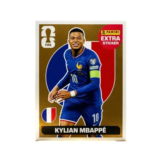 FIGURINHA LENDÁRIA GOLD MBAPPE WORLD CUP 2026