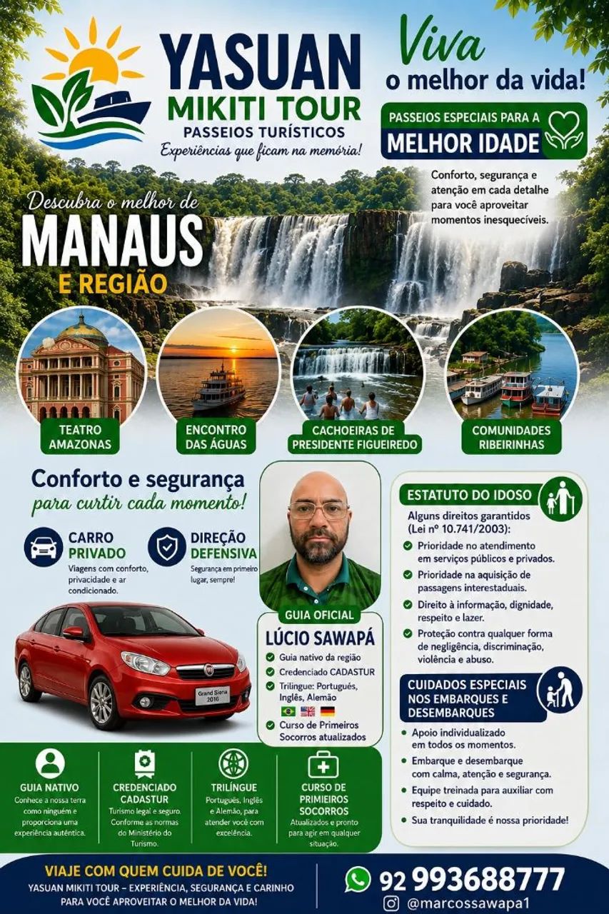 Passeio nas cachoeiras de Presidente Figueiredo 