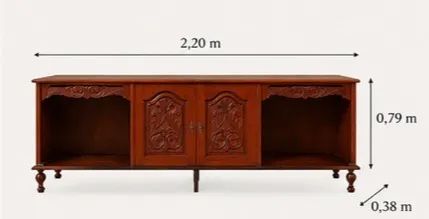 Buffet / Rack em madeira maciça  - Foto 2