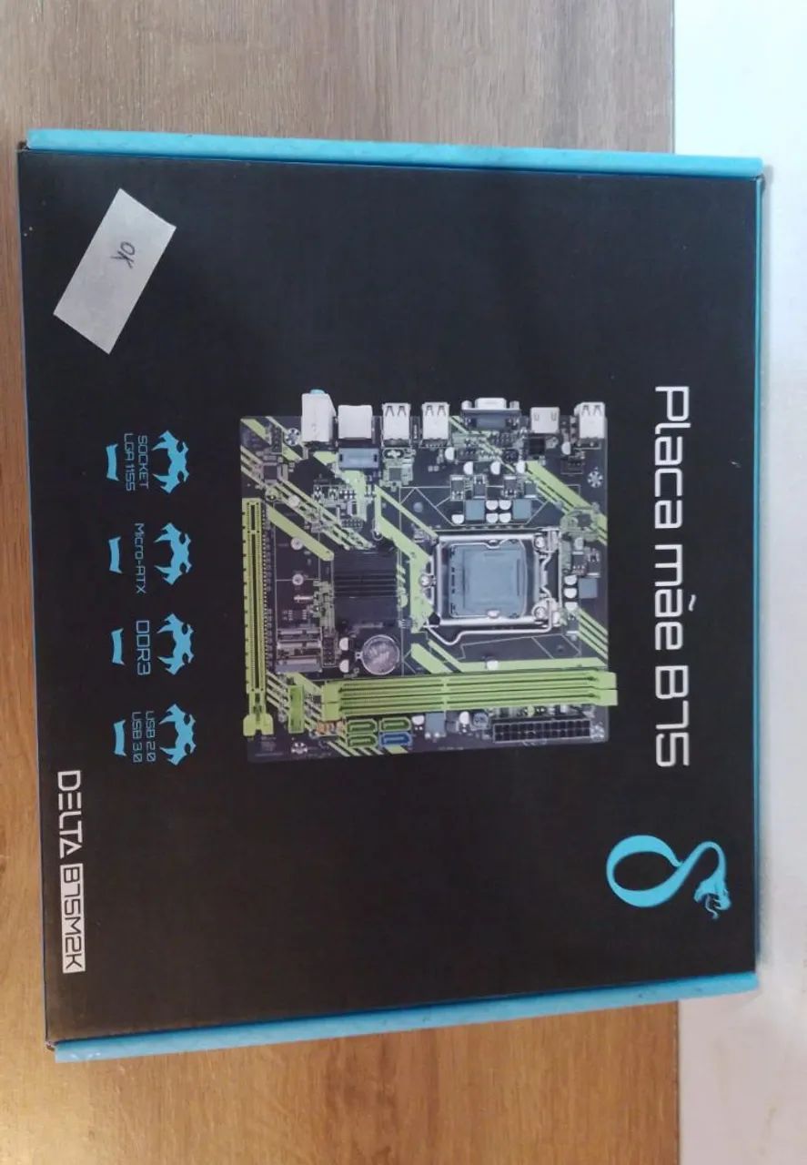 Placa mãe lga 1155 nova - Foto 2