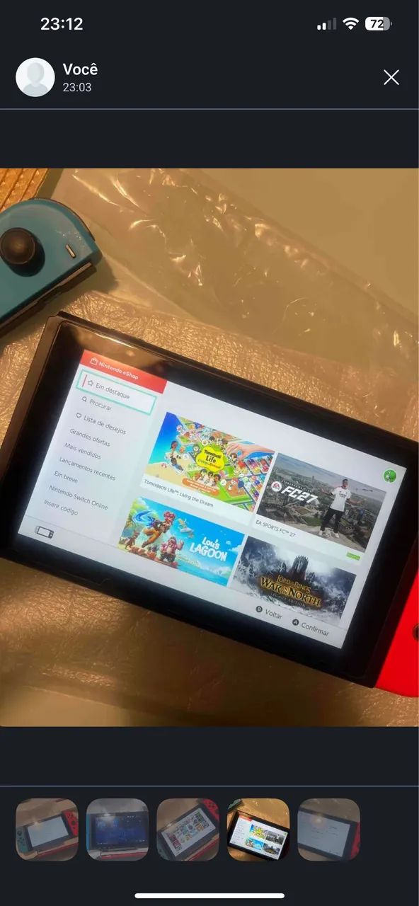 Nintendo Switch desbloqueado 512gb - Foto 4