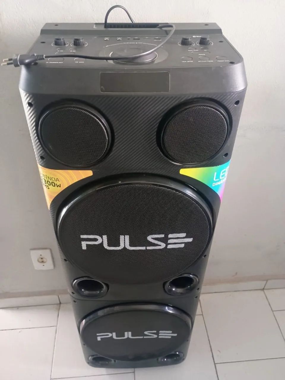 Caixa Som Torre PULSE
