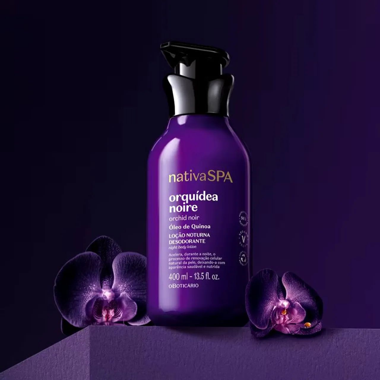 Hidratante Orquídea noire 400 ml OBoticário  - Foto 2