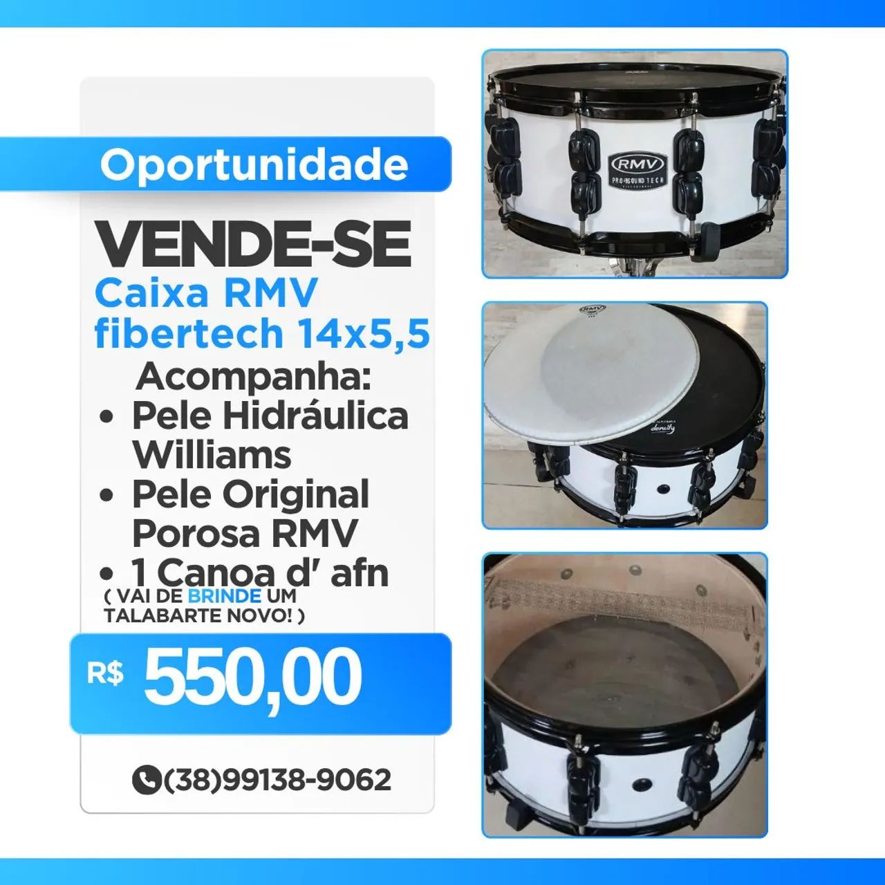 CAIXA RMV FIBERTECH 
