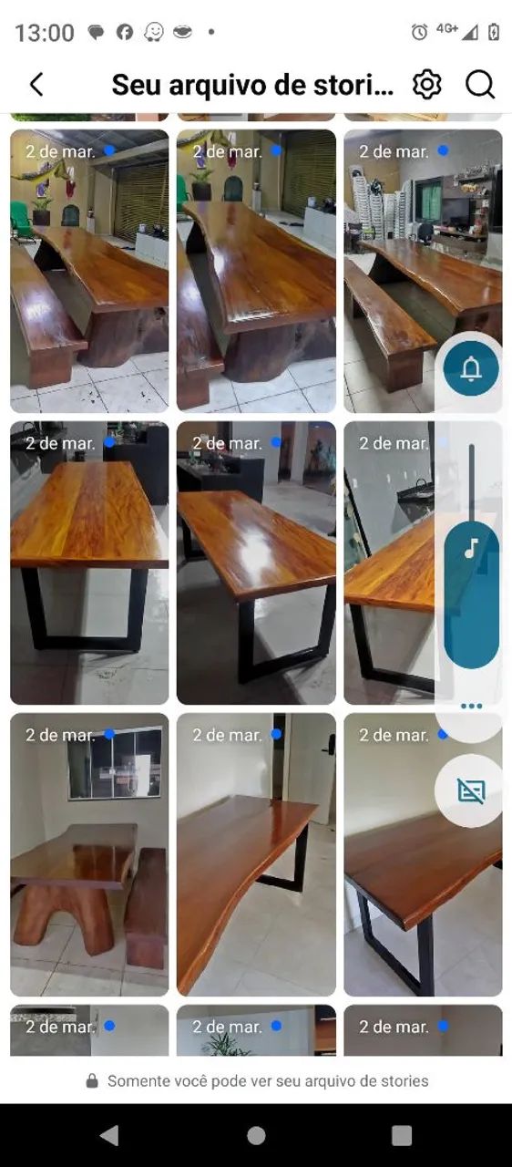Mesa em madeira , - Foto 2