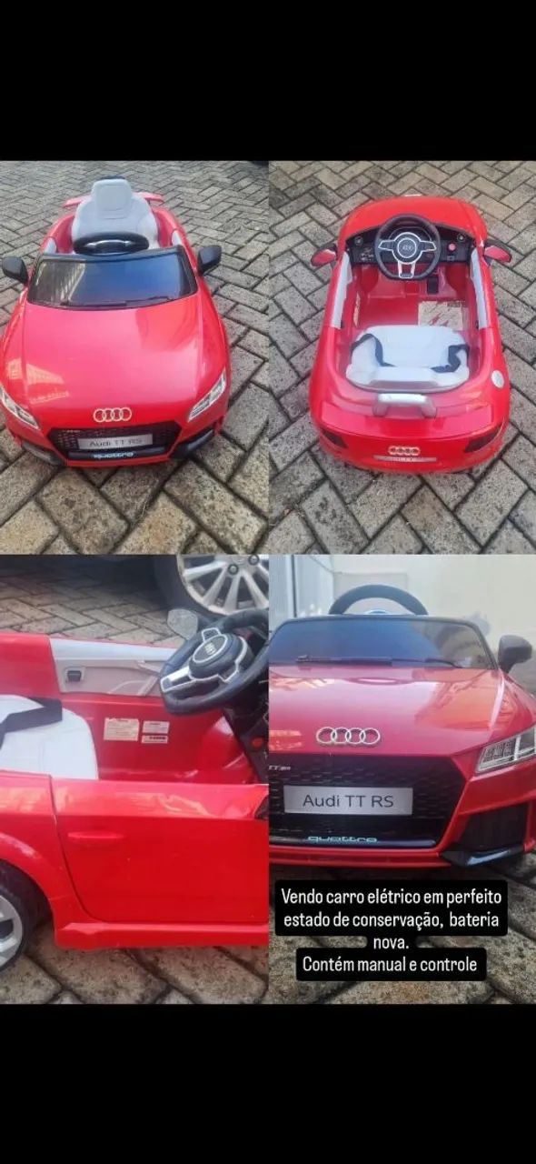 Carro elétrico com manual e controle 