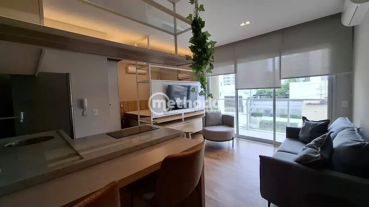 Apartamento com 1 suíte para venda e locação, Cambuí, Campinas, SP