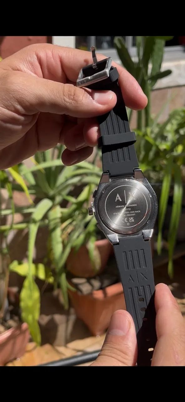 Relógio armani pulseira borracha  - Foto 3