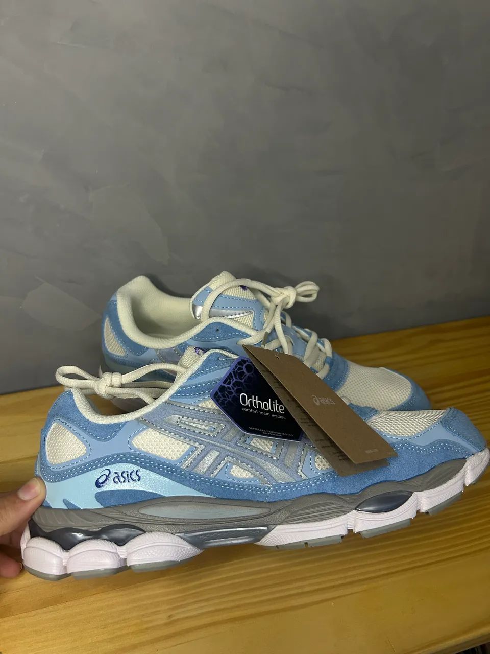 Asics Gel-Nyc Cream Artic Sky - Foto 4