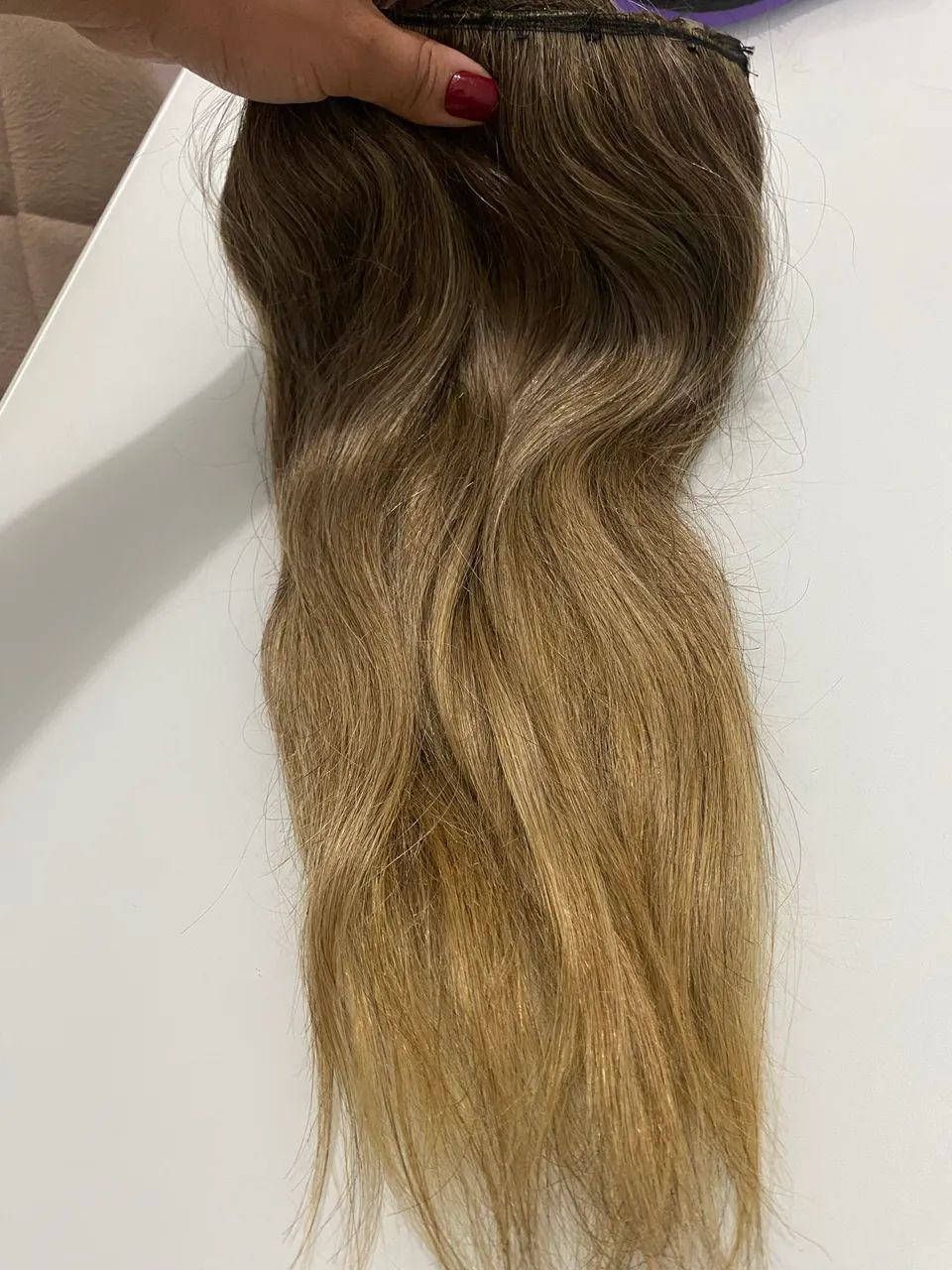 Cabelo humano 42 cm  - Foto 5