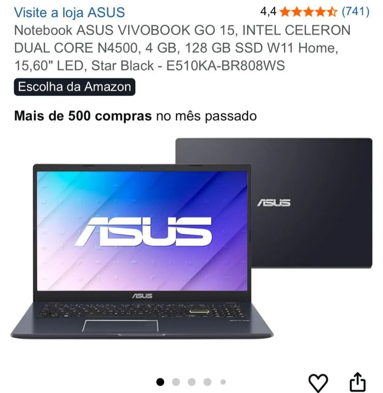 Notebook ASUS 