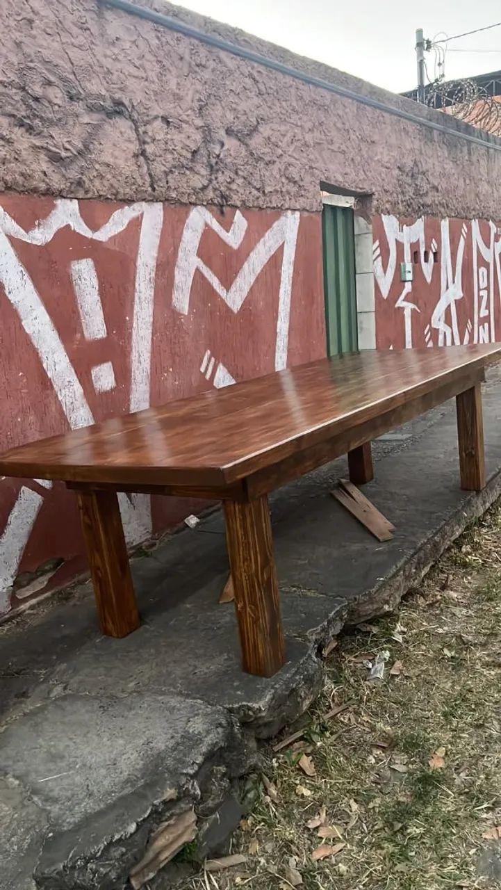Mesa Rústica 3x1, 20 de largura 