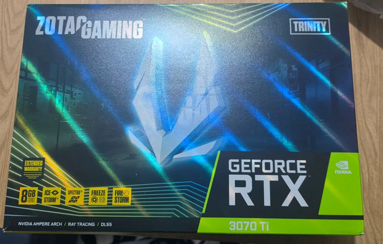 PLACA DE VIDEO GEFORCE RTX 3070 TI TRINITY 8GB GDDR6X