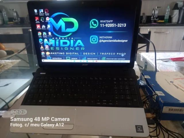  NOTEBOOK ACER CORE i5 - SUPER RÁPIDO! Excelente oportunidade - Foto 2