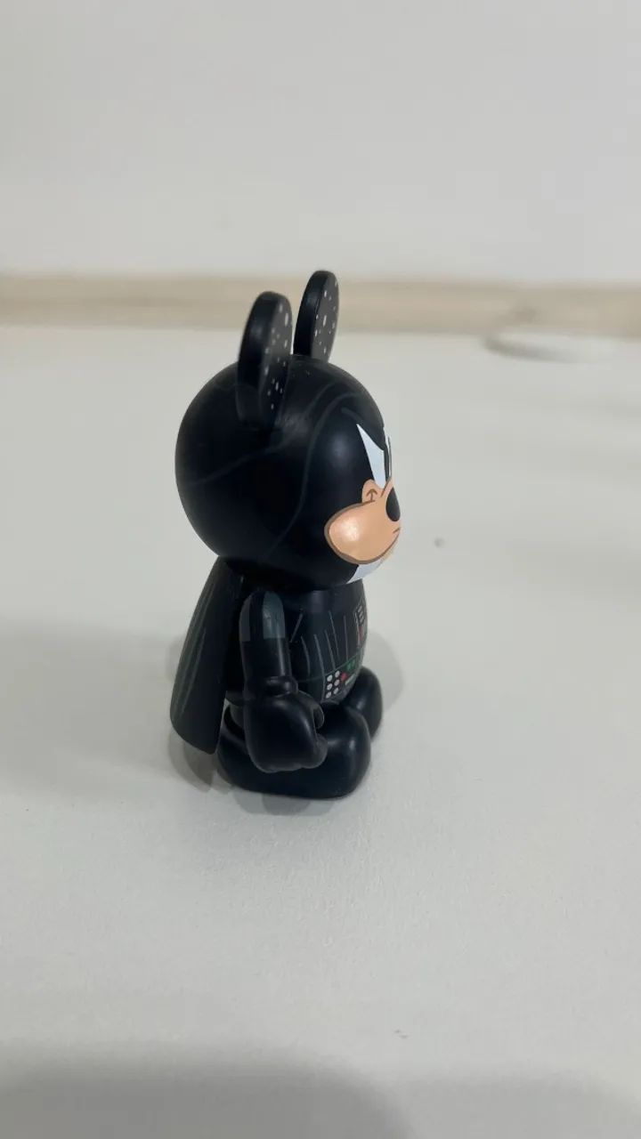 Boneco Vinylmation Disney Pateta Darth Vader 3 Polegadas Star Wars Colecionável Raro - Foto 4