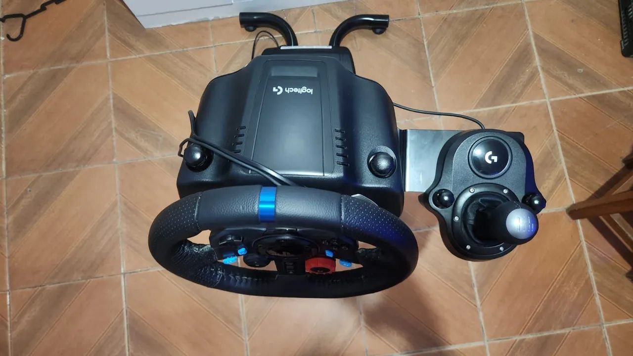Volante G29 completo com mod - Foto 3