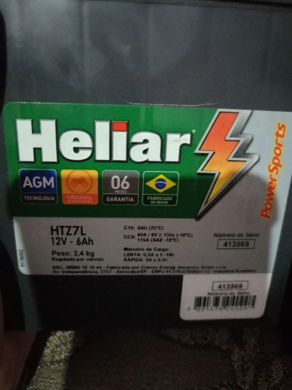 Bateria para Moto 6Ah 130,00 - Foto 2