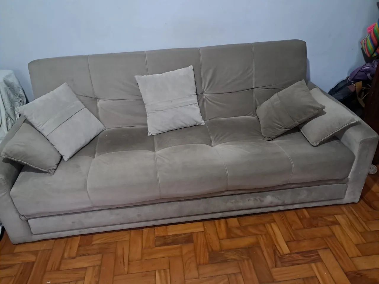 Sofá cama semi novo