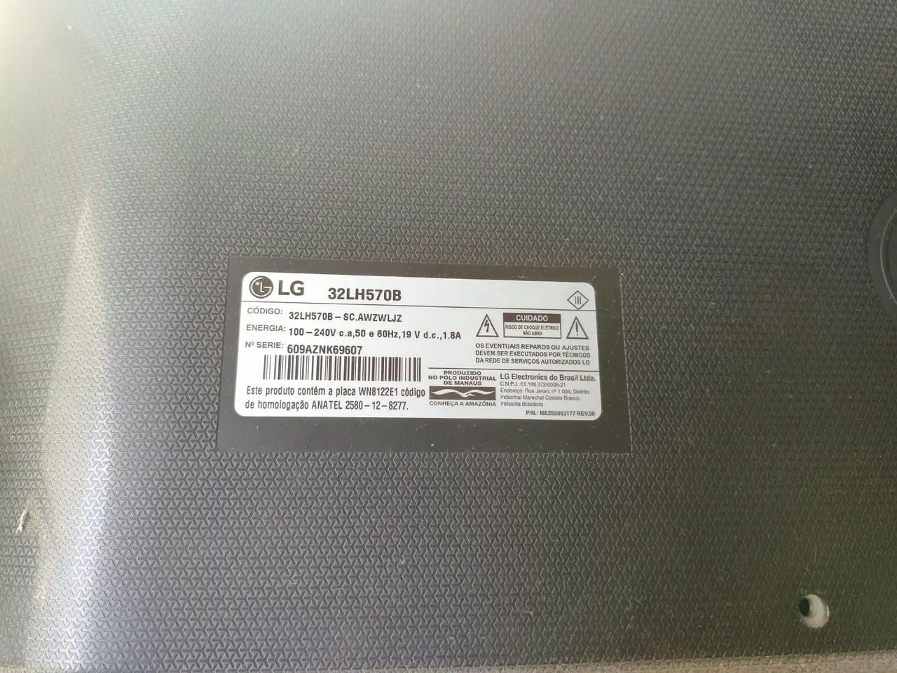 Smart TV LG 32? LED 32LH570B - Com cabo de energia - Foto 2