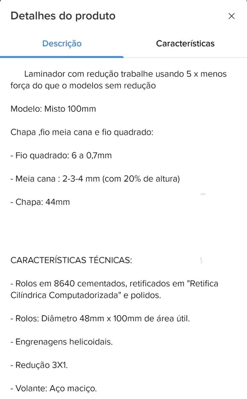 Laminador IMOG manual com redução ourives  - Foto 5