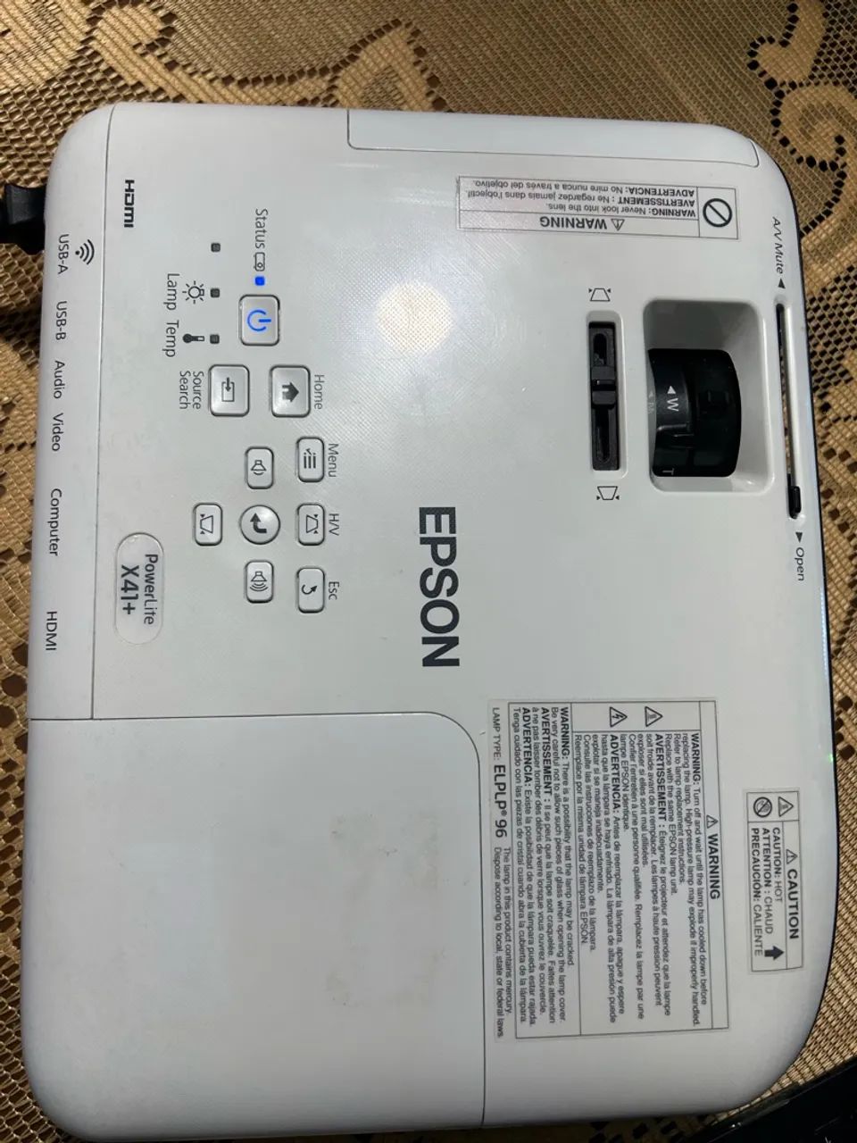 Projetor Epson PowerLite X41+ - Foto 3