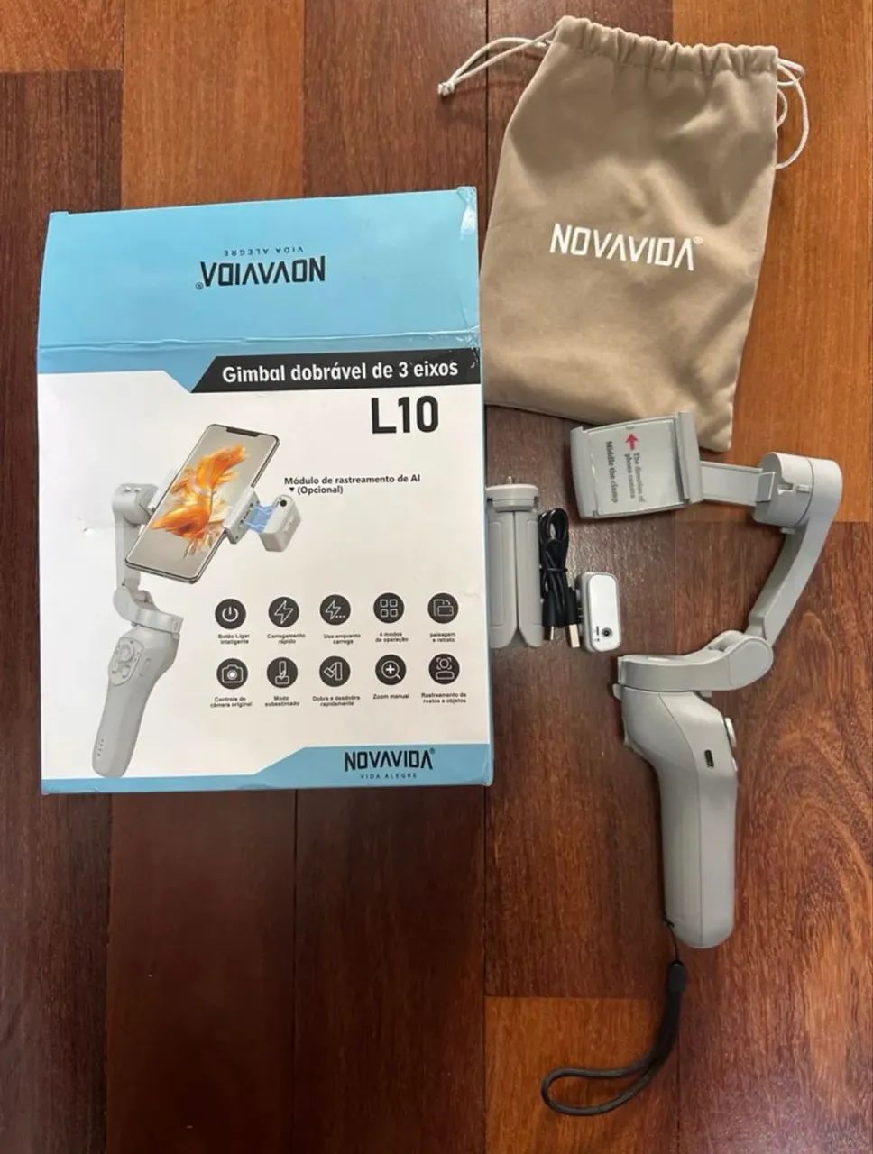 Gimbal L10 3 eixos novavida 