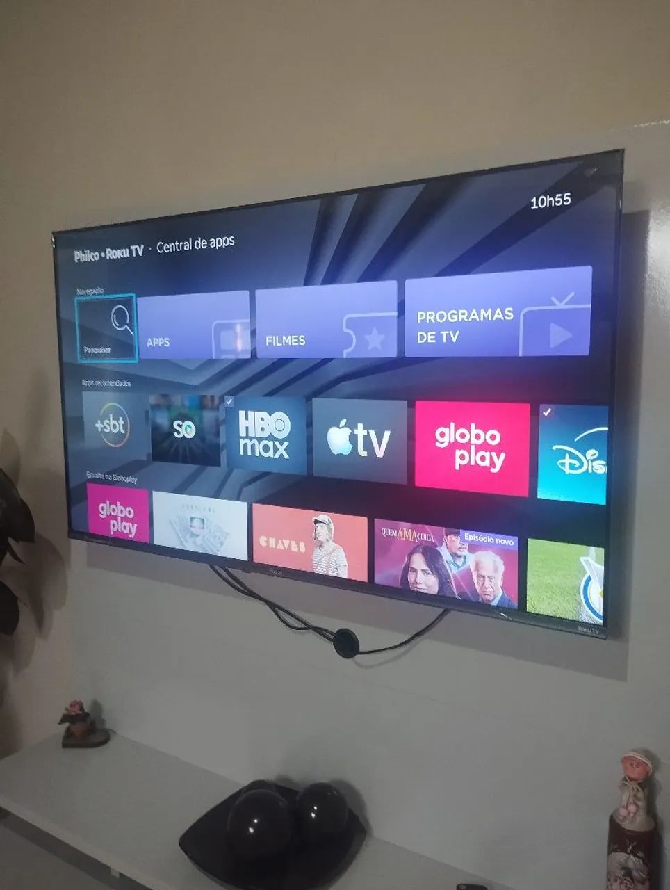TV Philco 50 Polegadas Smart 4K Android Dolby Áudio Ruku  - Foto 4