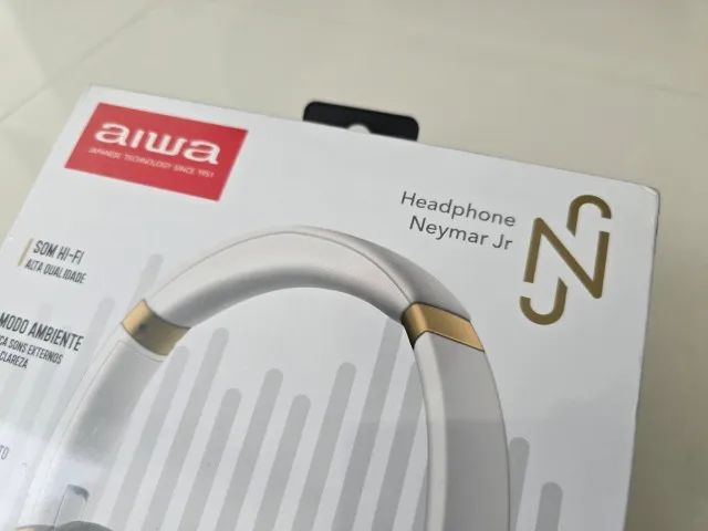 Fone De Ouvido Headphone Neymar Jr. Aiwa AWS-HP-NJ-01-WG. EDIÇÃO L - Foto 5