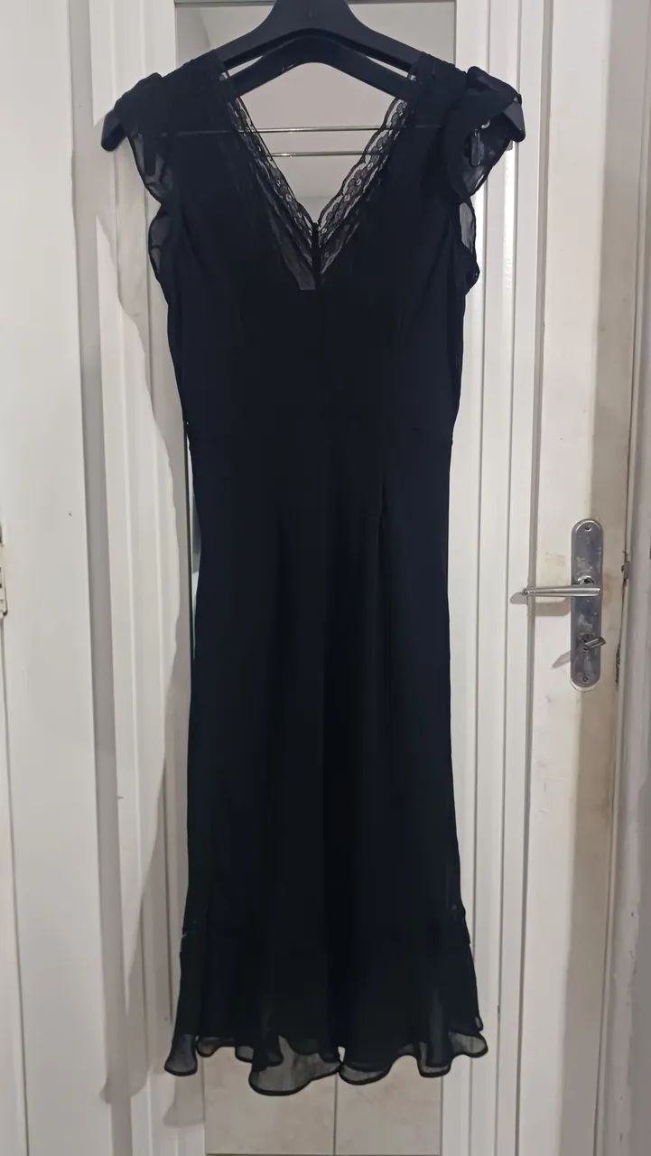 Vestido preto meia perna  - Foto 2