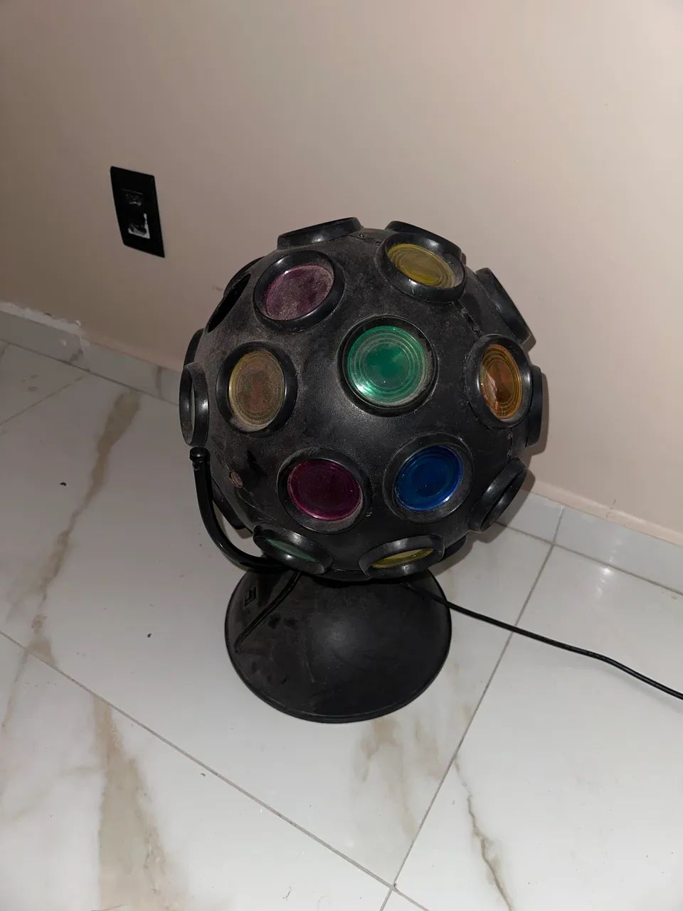 Lâmpada De Bola De Discoteca Dj Iluminação Rotativa