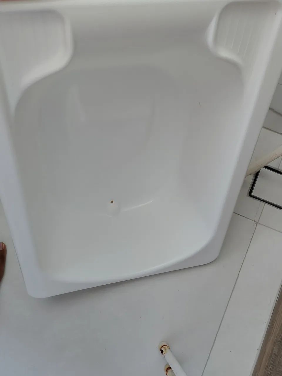 Banheira para bebê com suporte