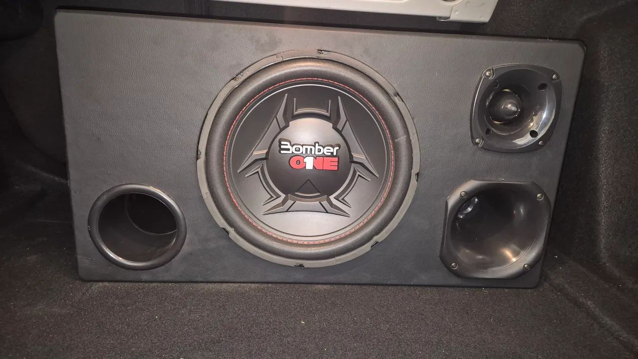 CAIXA TRIO BOMBER ONE 12" - 200W RMS - COMPLETA - Foto 3
