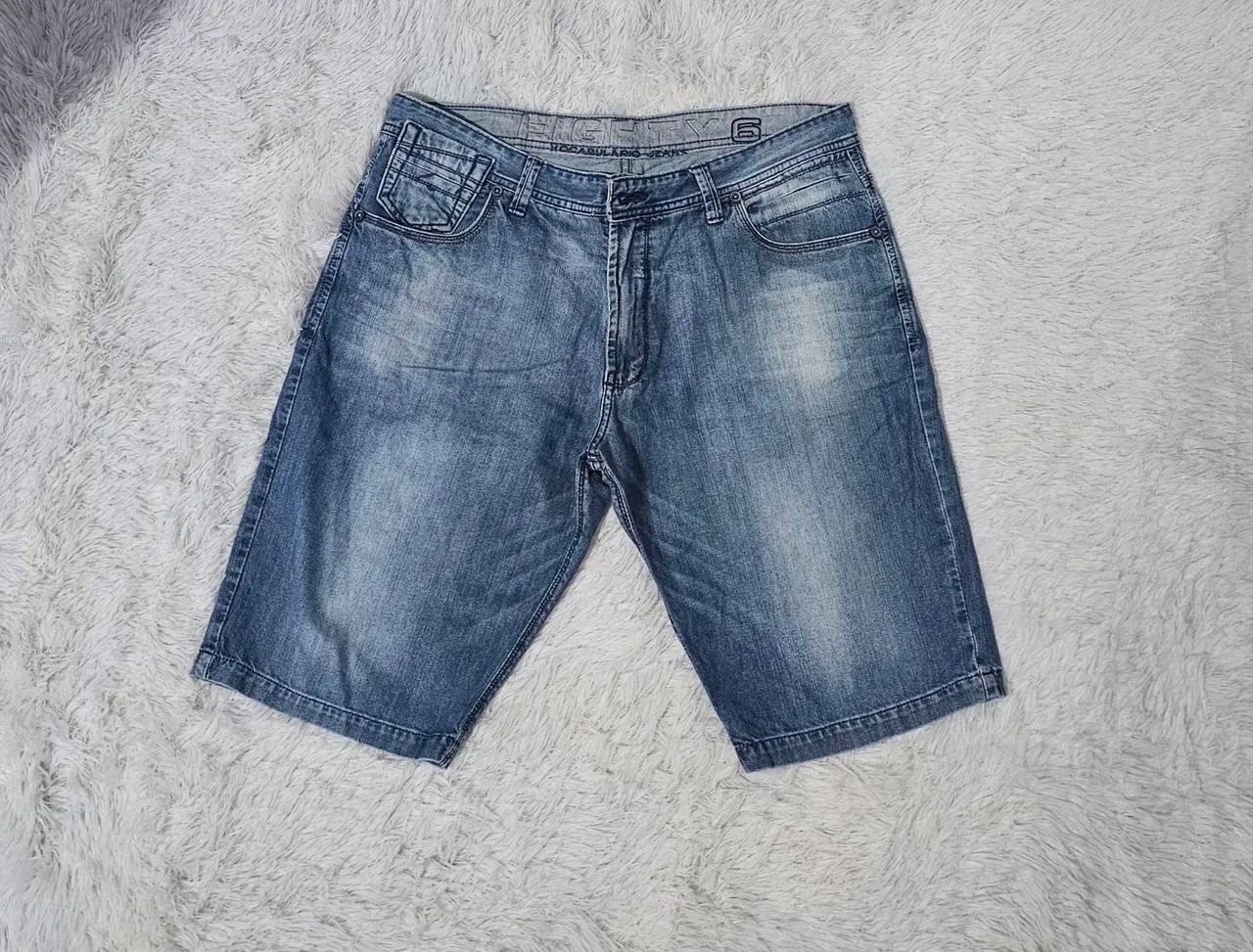 ?Kit 4 Bermudas Jeans Masculina Tamanho 46 - Foto 4