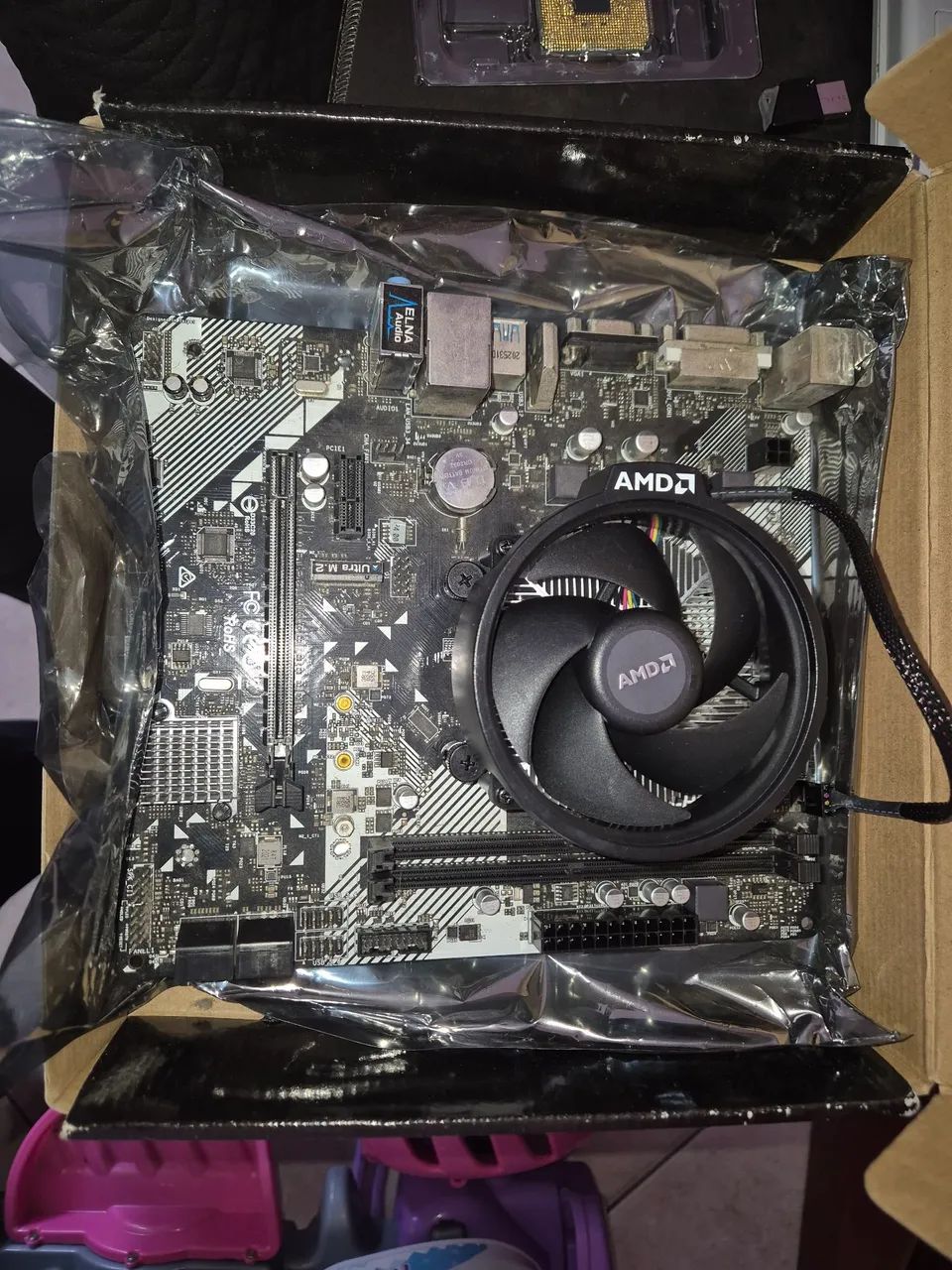 Ryzen 3 3200g com coler original + placa mae a320m (possível defeito) - Foto 2