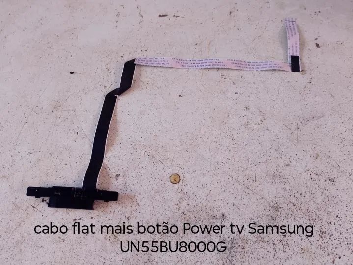 Cabo flat mais botão power