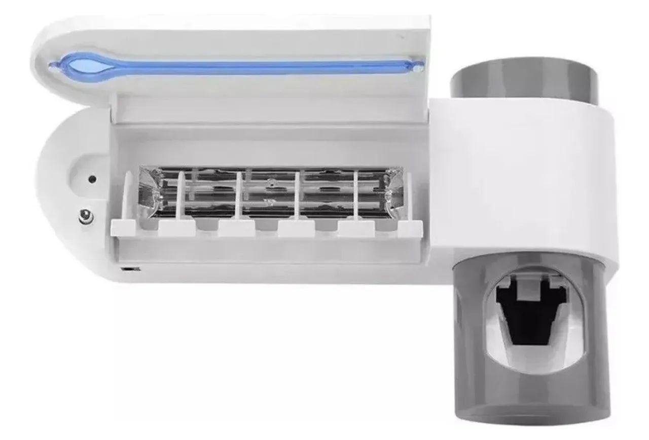 Esterilizador ultravioleta de escova de dente com colocador automático de pasta  - Foto 5