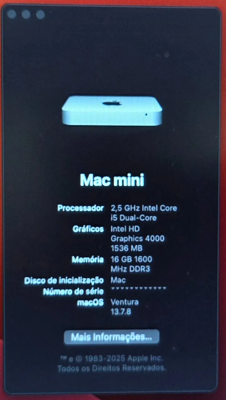 mac mini i5 16gb
