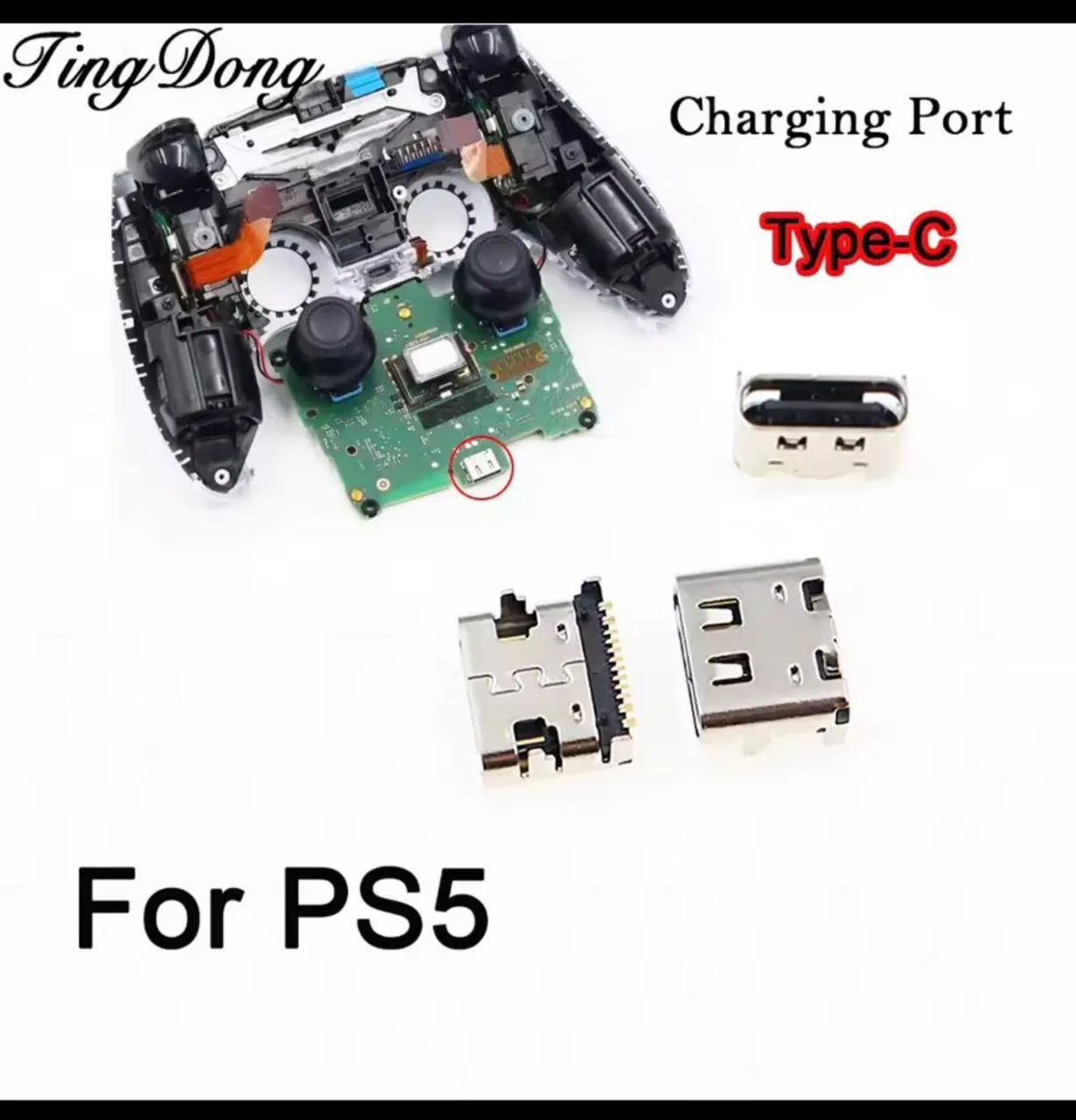 Conector de Carga Controle PS5