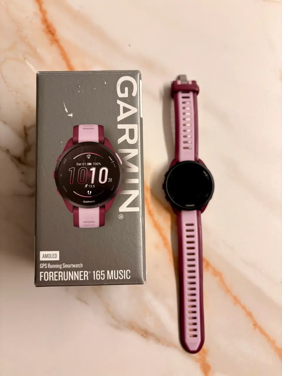 Garmin Forerunner 165 Music AMOLED com GPS | Na Caixa | Excelente Estado - Foto 2