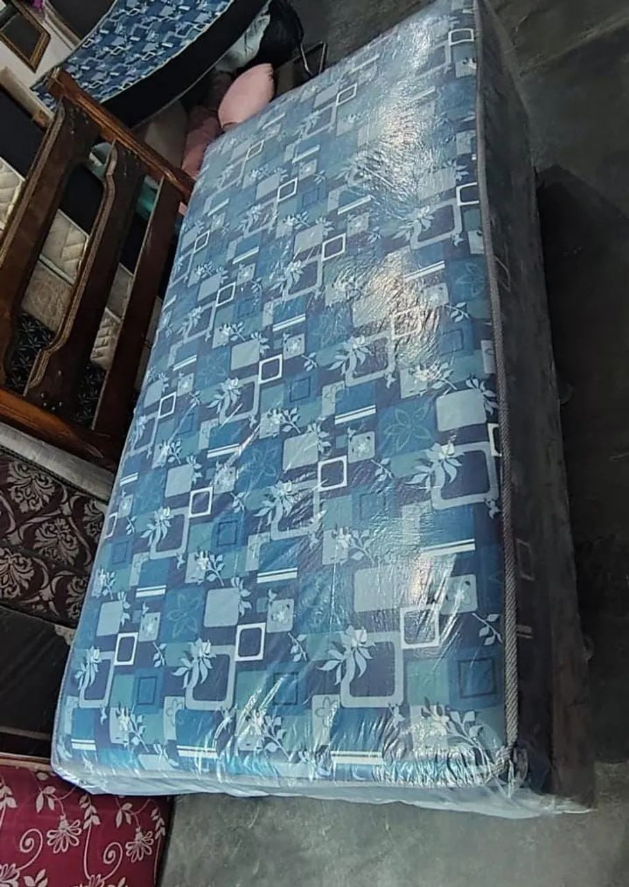 Cama Box solteirão espuma alta nova  - Foto 3