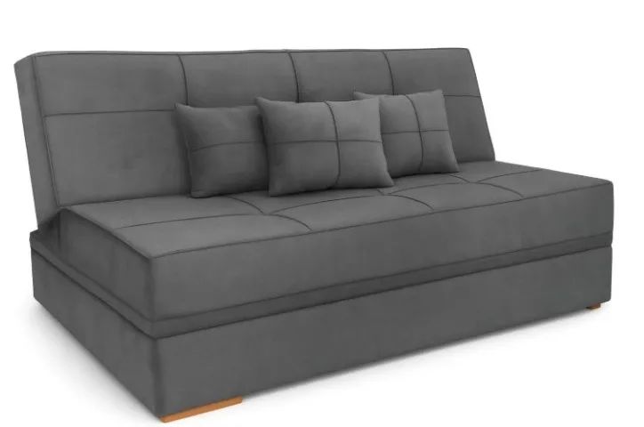 !!! ENTREGA GRATIS !!! Sofa Cama Italia sem Bau Veludo Suede - Foto 2