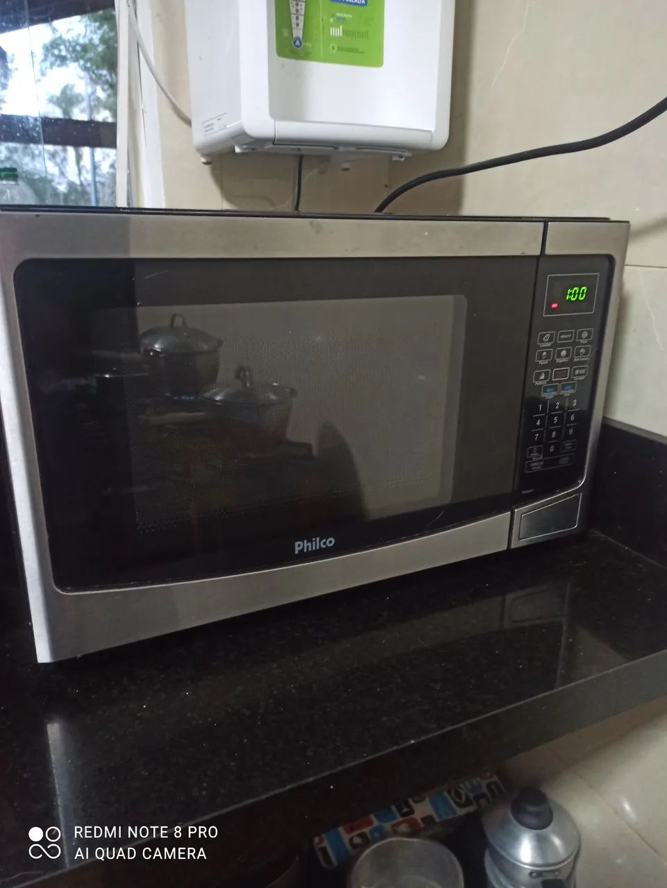 Microondas Philco com defeito 