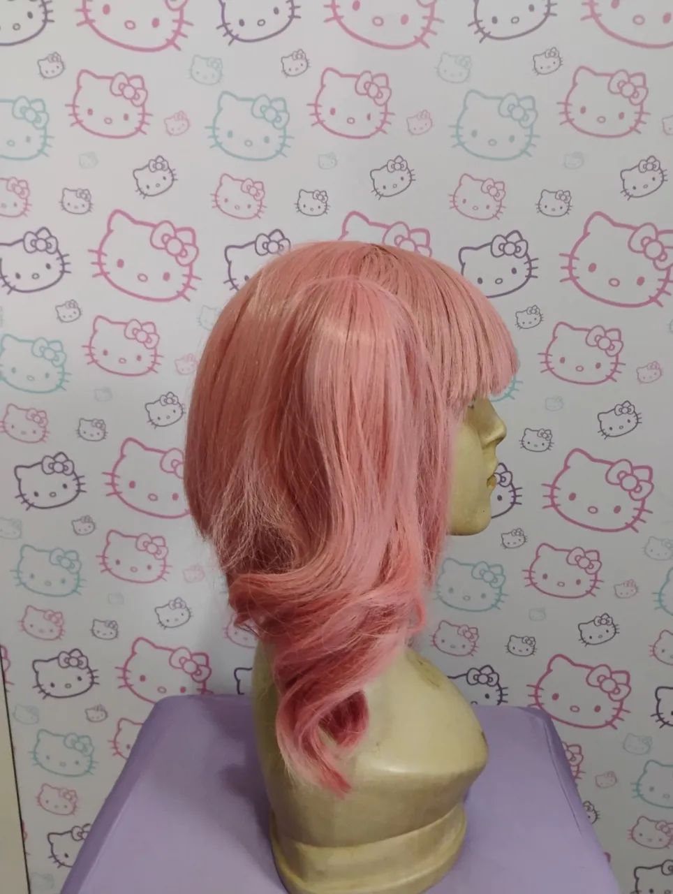 Peruca Rosa com Ponytails Madoka Cosplay - Foto 3