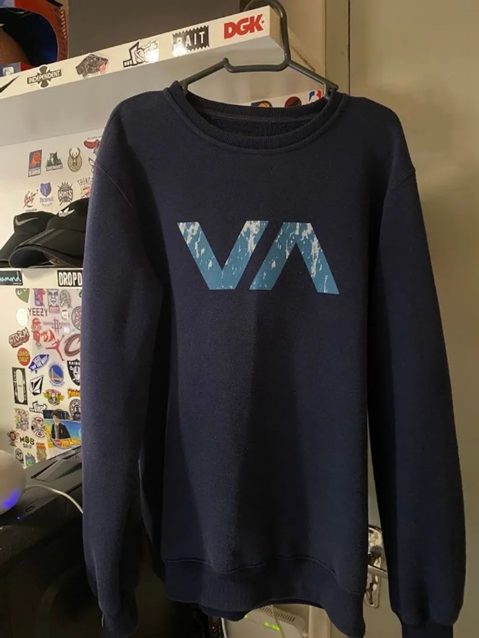 Moletom RVCA G azul original