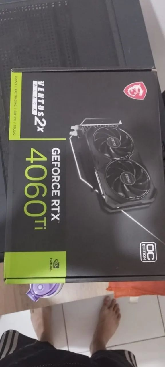Vendo placa de vídeo Rtx 4060Ti Ventus 2x  - Foto 2