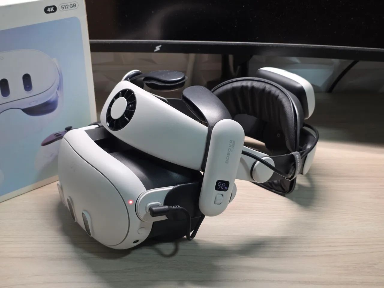 Meta Quest 3 512GB 4K + BOBOVR S3 PRO - Peças e Acessórios de