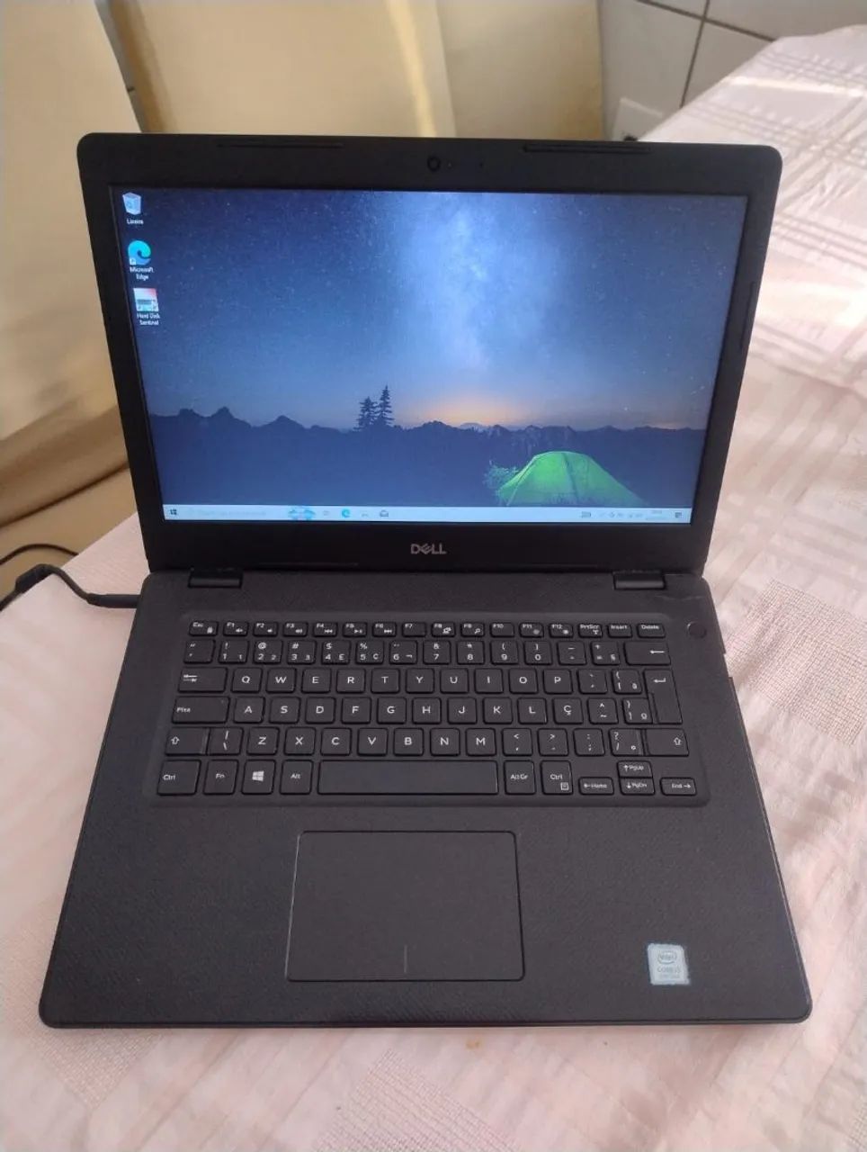 Notebook Dell i5 sétima geração 8gb memória ram ddr4 e SSD 