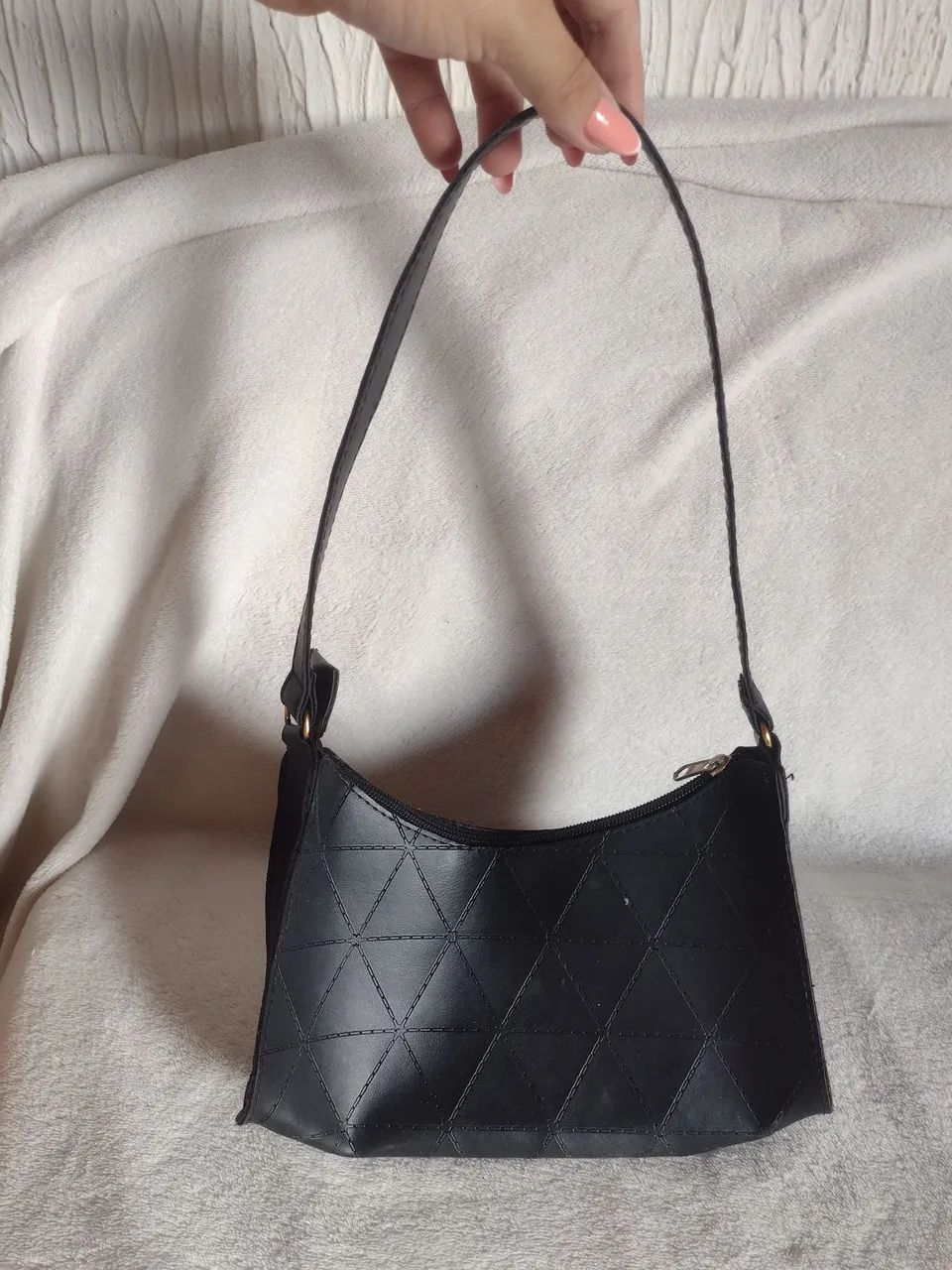 Bolsa baguete preta