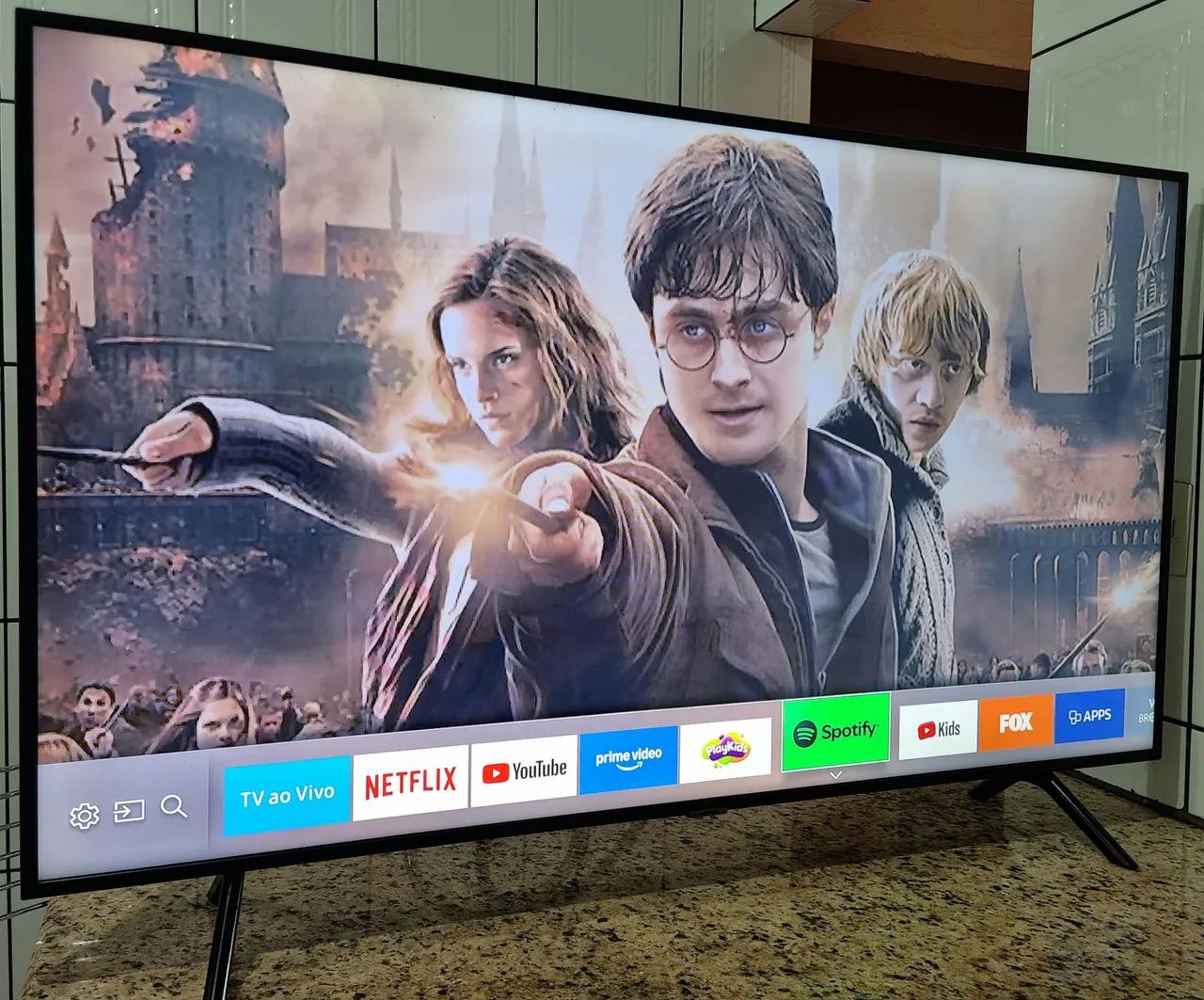 Tv Smart 55 polegadas Samsung 4K  - Foto 4