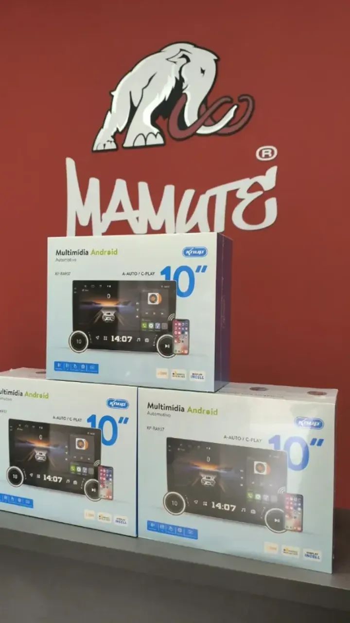 Multimídia 7 a 12 polegadas .instalamos novos